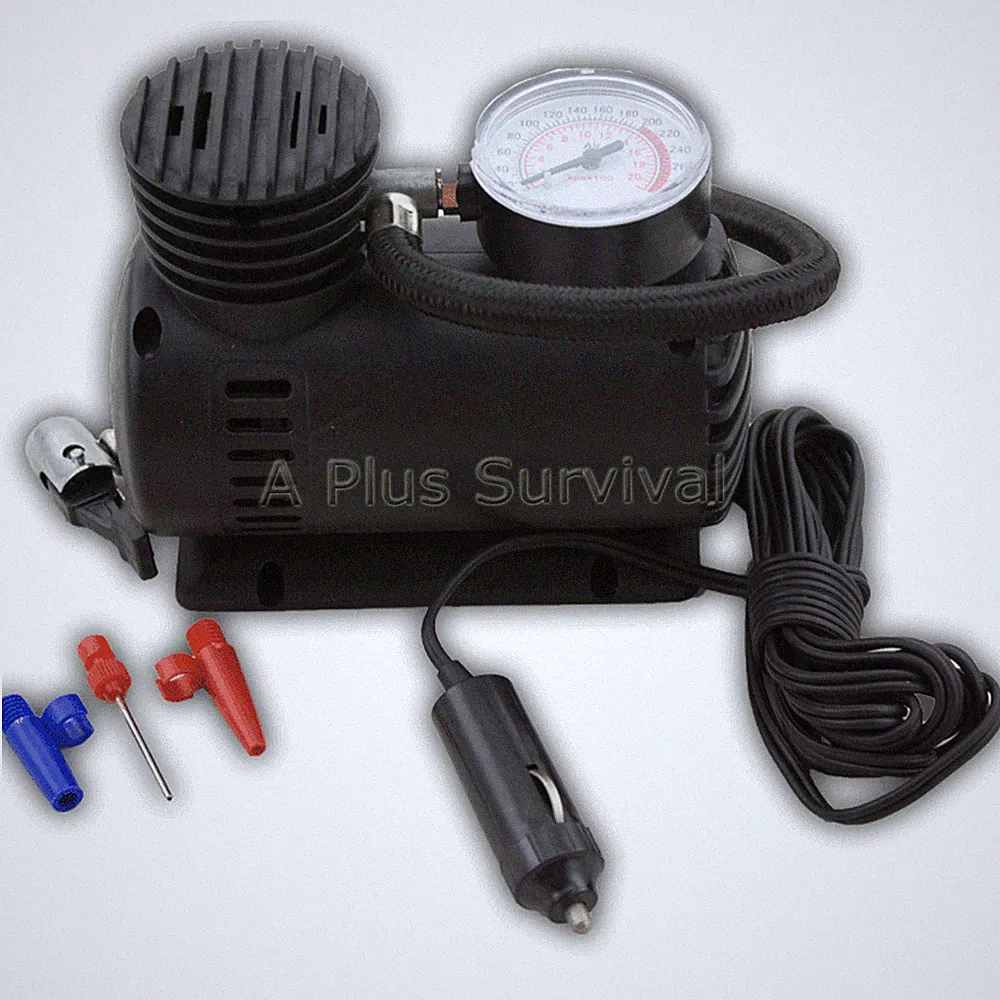12 Volt Automotive Mini Air Compressor 250 psi Truck Auto Car Tire Sports Kits