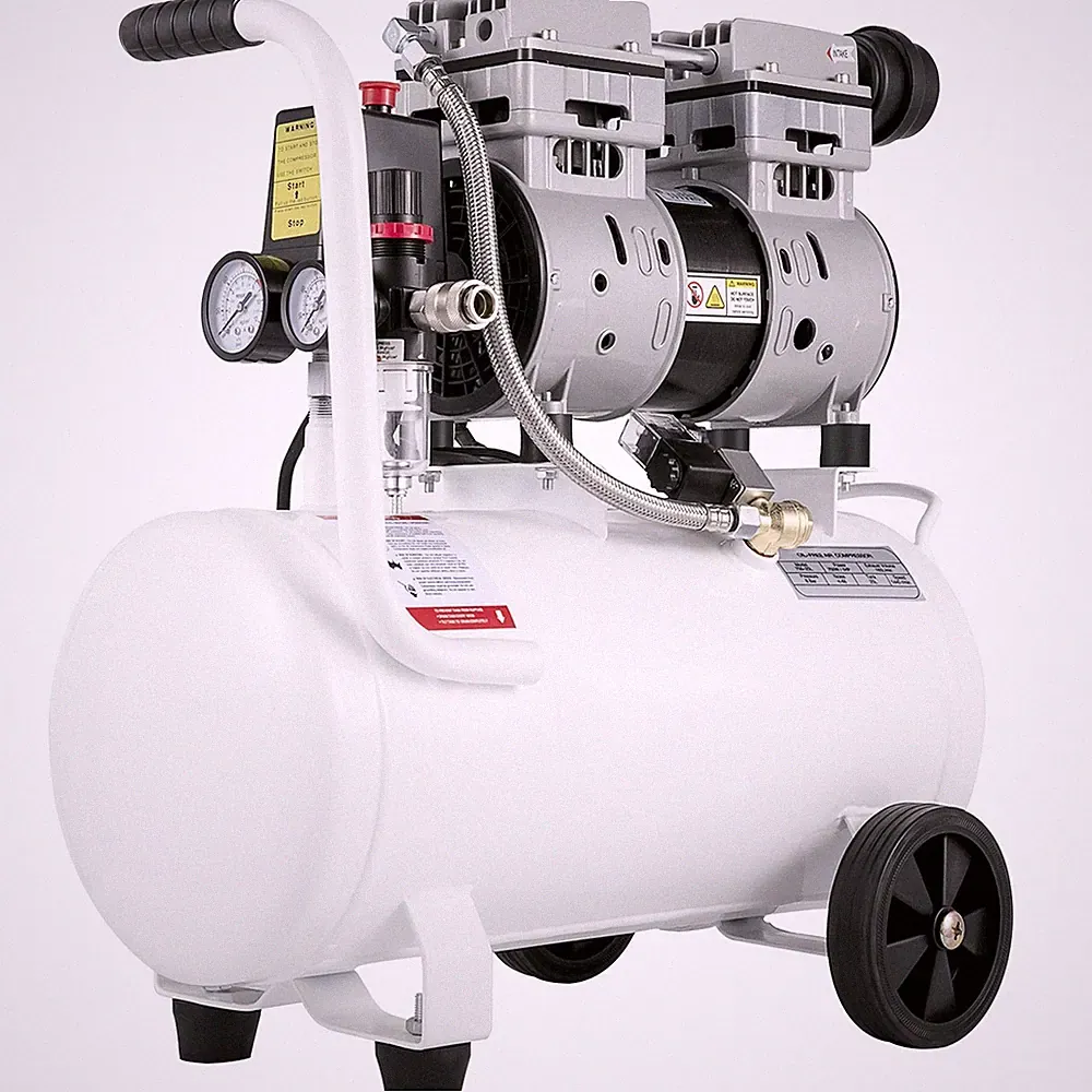6.6-Gal Oil-Free Air Compressor, 1HP Copper Motor, 115 PSI, Ultra-Quiet 60 dB