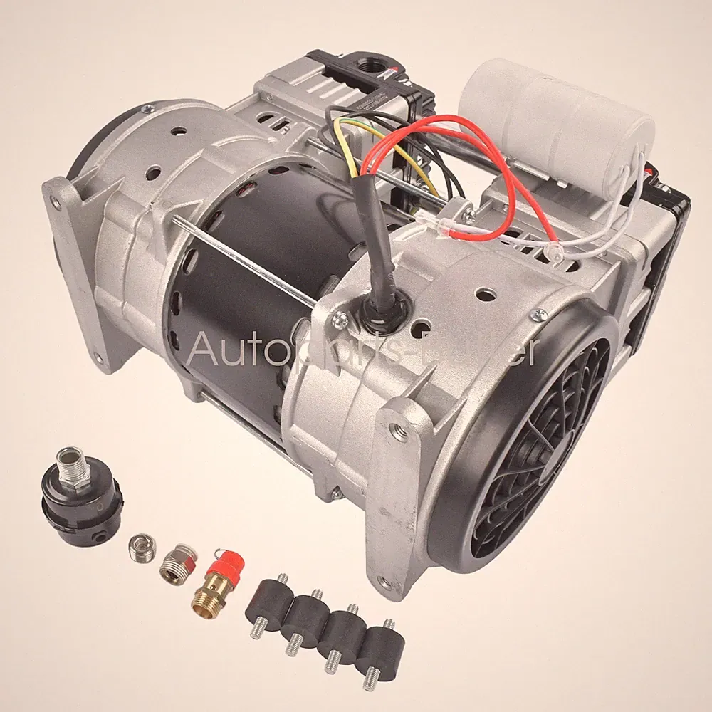 9421 Air Compressor 110V 24Gal Dual Piston 6.4CFM 70dB Silent Thermal Protection