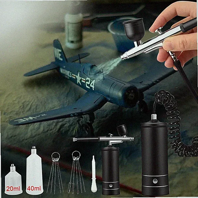 Airbrush Nail With Compressor Portable Air Brush For Nails Paint Painting Crafts