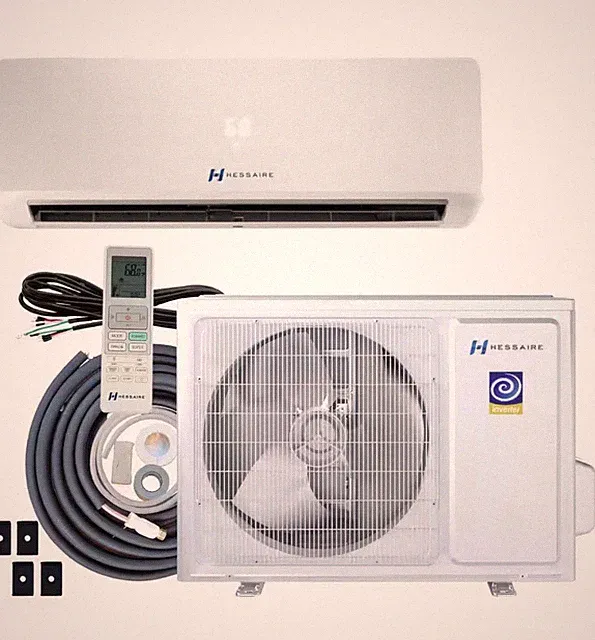 Hessaire DIY 22.5 SEER2 18,000 BTU 1.5 Ton Ductless Air Conditioner & Heat Pump