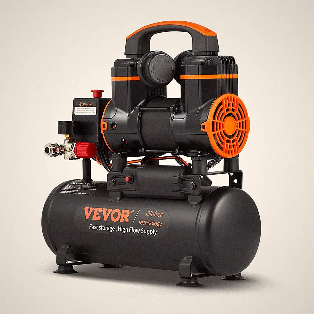 Silent Air Compressor 9L 18L 24L 35L Quiet Oil-free Portable Air Pump for Home